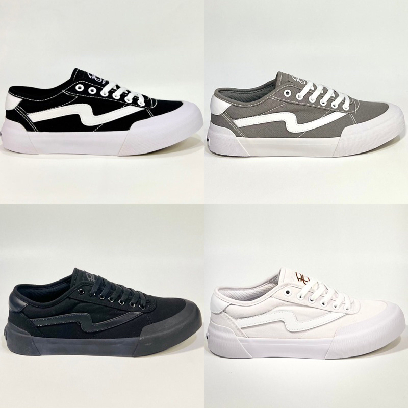 Jual Sepatu Patrobas New Ivan Low Black White / Triple White / Charcoal ...