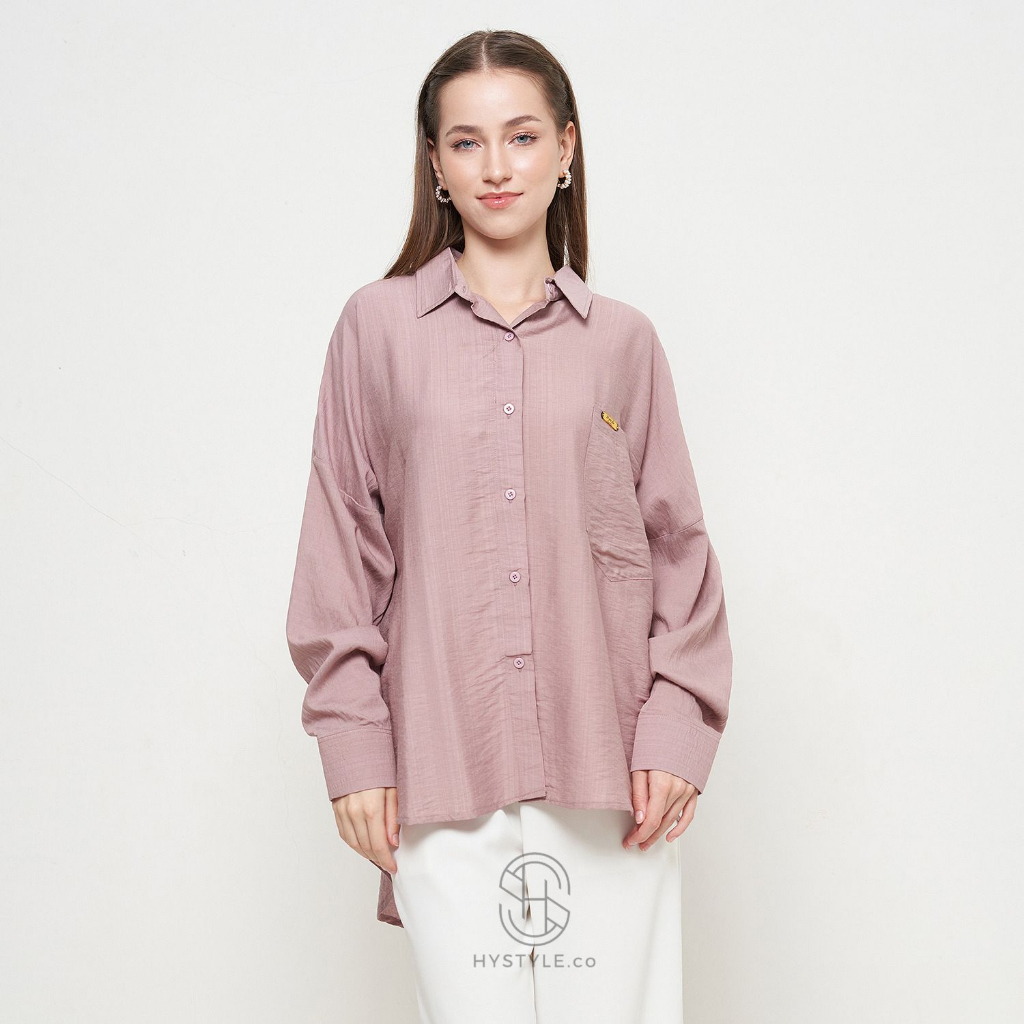 Jual Kemeja wanita atasan linen oversize kemeja wanita linen hijab dan ...