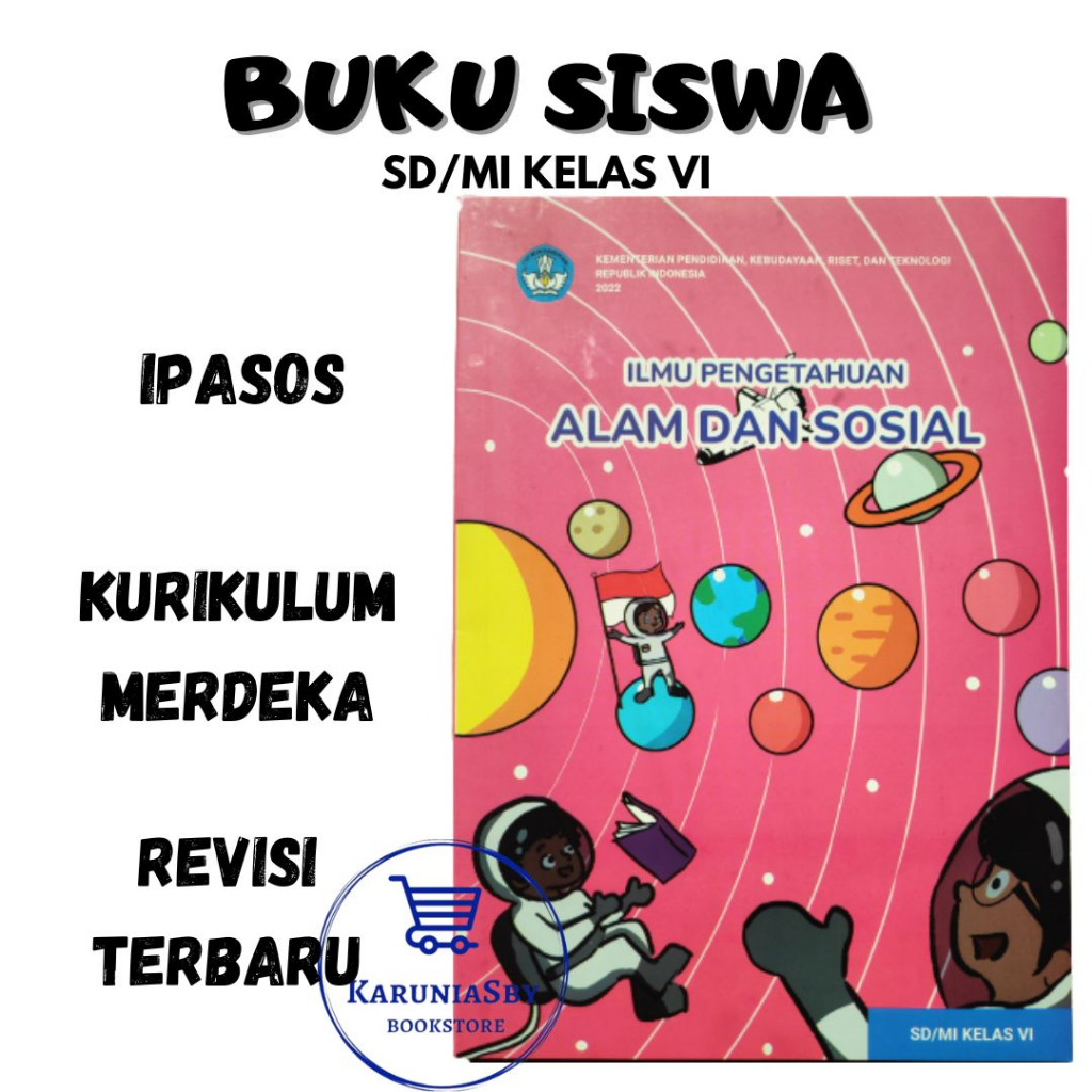 Jual Buku Siswa Kelas 6 SD Ilmu Pengetahuan Alam dan Sosial Kurikulum ...