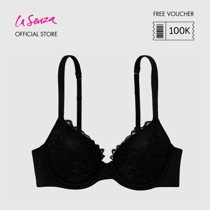 Jual La Senza So Free Lightly Lined Bra Warna Smoulder Black 60261809 03yz Shopee Indonesia 9933