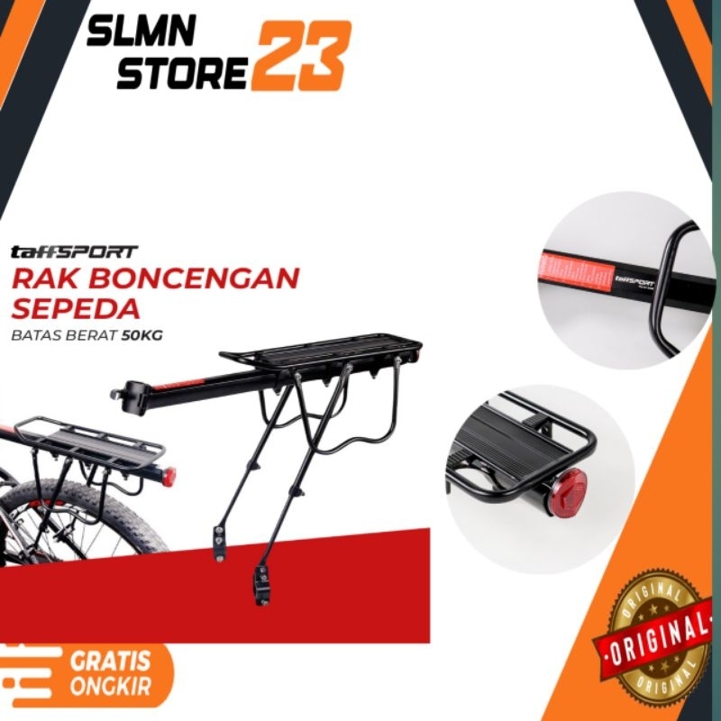 Jual Boncengan Belakang Sepeda Rear Rack Screw Mount - RCK-103 - Black ...