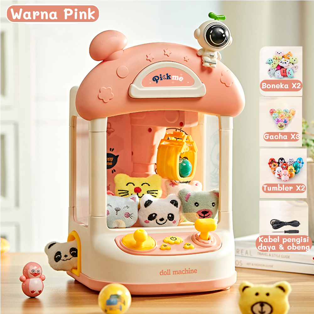 Jual BABYCOLOR Mainan Anak Claw Machine Mini / Mesin Capit Boneka Mesin ...