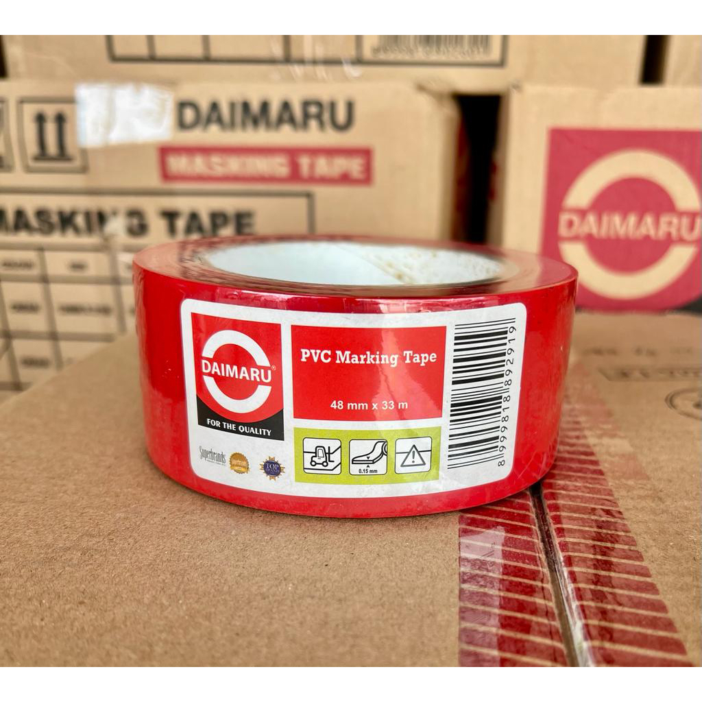 Jual MARKING TAPE DAIMARU ( LAKBAN LANTAI ) 1 ROLL | Shopee Indonesia