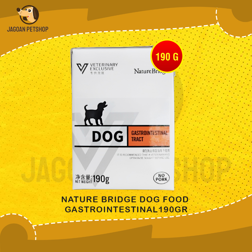 Jual Makanan Anjing Basah Nature Bridge Gastrointestinal Dog Food 190