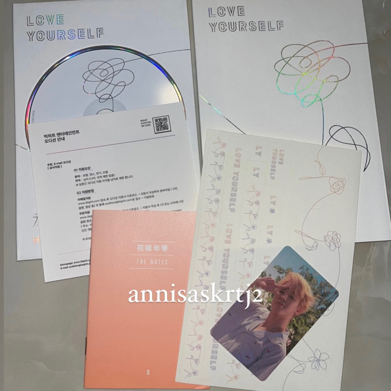 Jual Album Bts Love Yourself Her Version O Photocard Jimin Shopee Indonesia