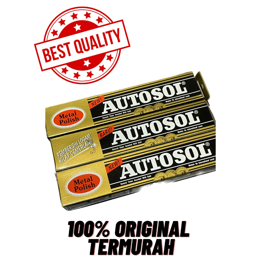 Jual Autosol Metal Polish tube 50 gram Pembersih pengkilap besi logam