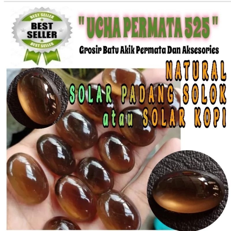 Jual batu akik solar padang solok asli natural / solar kopi | Shopee ...