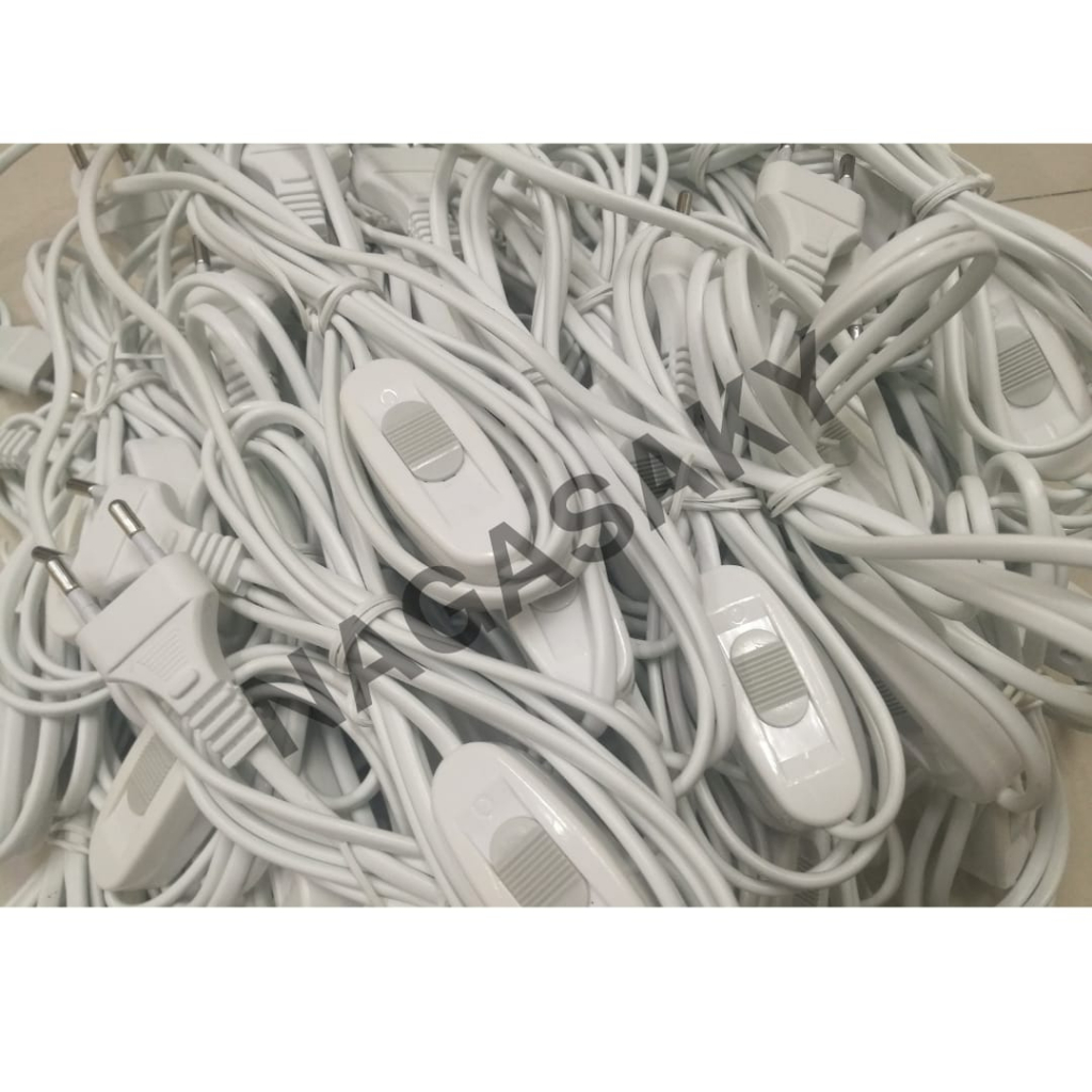 Jual Kabel Power + Saklar ON/OFF /Kabel Listrik | Shopee Indonesia