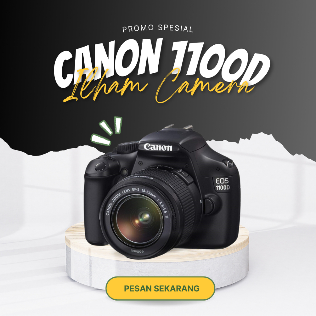 Jual PRODUK ORIGINAL KAMERA CANON 1100D + KIT | Shopee Indonesia