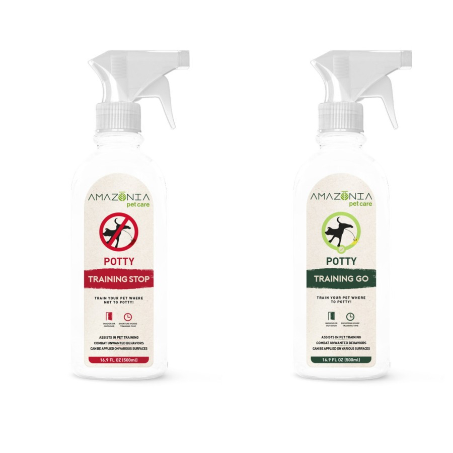 Jual Amazonia Pet Care Potty Training Stop / Training Go 500ml Shopee