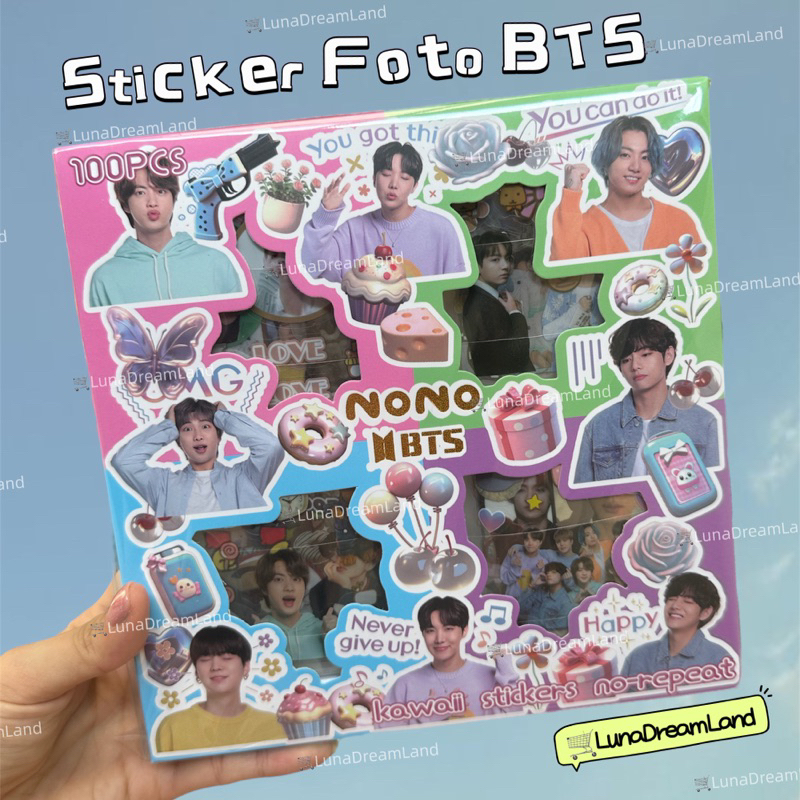 Jual BTS Sticker 100 Lembar / Stiker BTS / Army | Shopee Indonesia