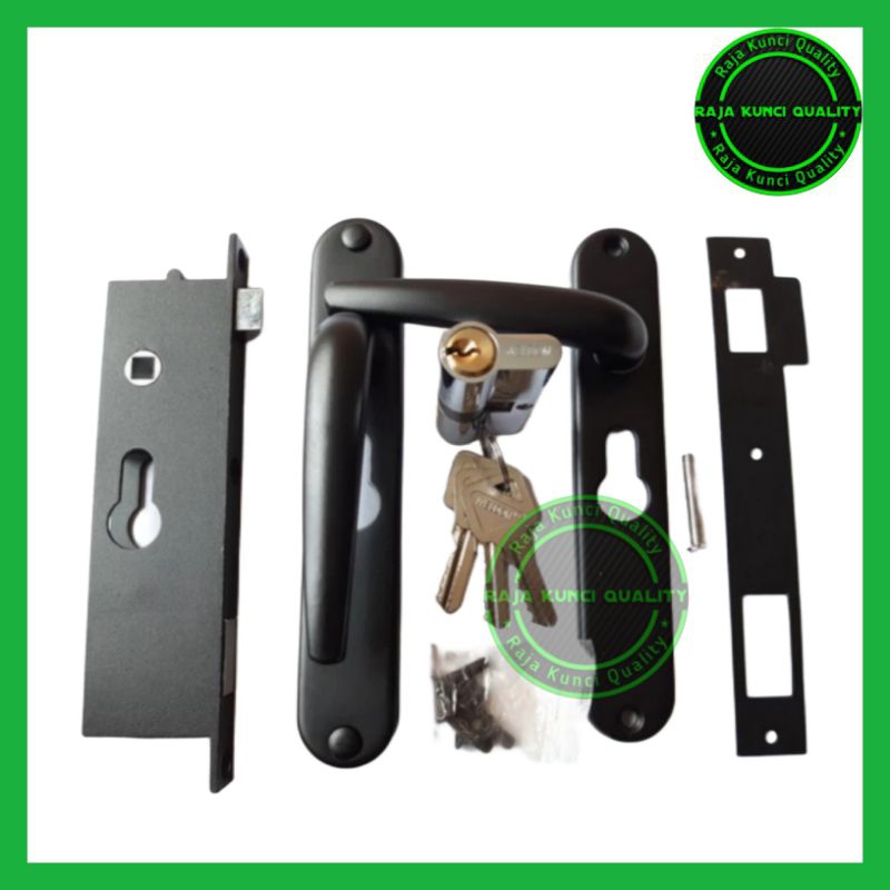 Jual Kunci Pintu Aluminium Expanda Kawat Nyamuk Handle Gagang Pintu