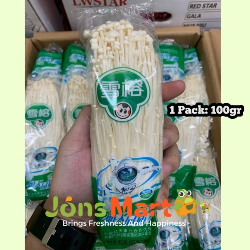 Jual Jamur Enoki Segar / Fresh Enoki Mushroom | Shopee Indonesia