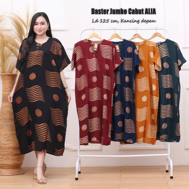 Jual daster jumbo Busui freindly bahan rayon Adem | Shopee Indonesia