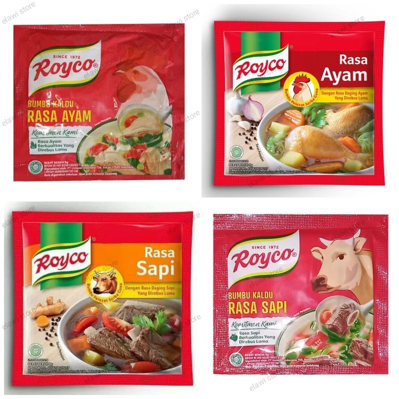 Jual Royco Bumbu Penyedap Rasa Ayam Sapi FDS Chicken 8 G Sachet Saset ...