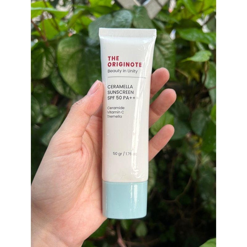 Jual The Originote Ceramella Sunscreen SPF50 PA+++ Serum Sunscreen ...