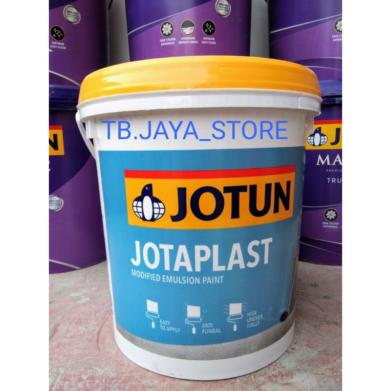 Jual JOTUN JOTAPLAST PUTIH WHITE 0001 / CAT TEMBOK JOTUN JOTAPLAST(25KG