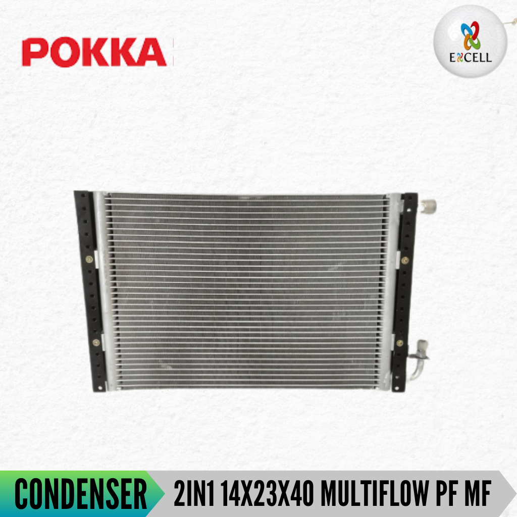 Jual Condensor Kondensor Radiator Ac Mobil 2in1 14x23x40 multiflow pf ...
