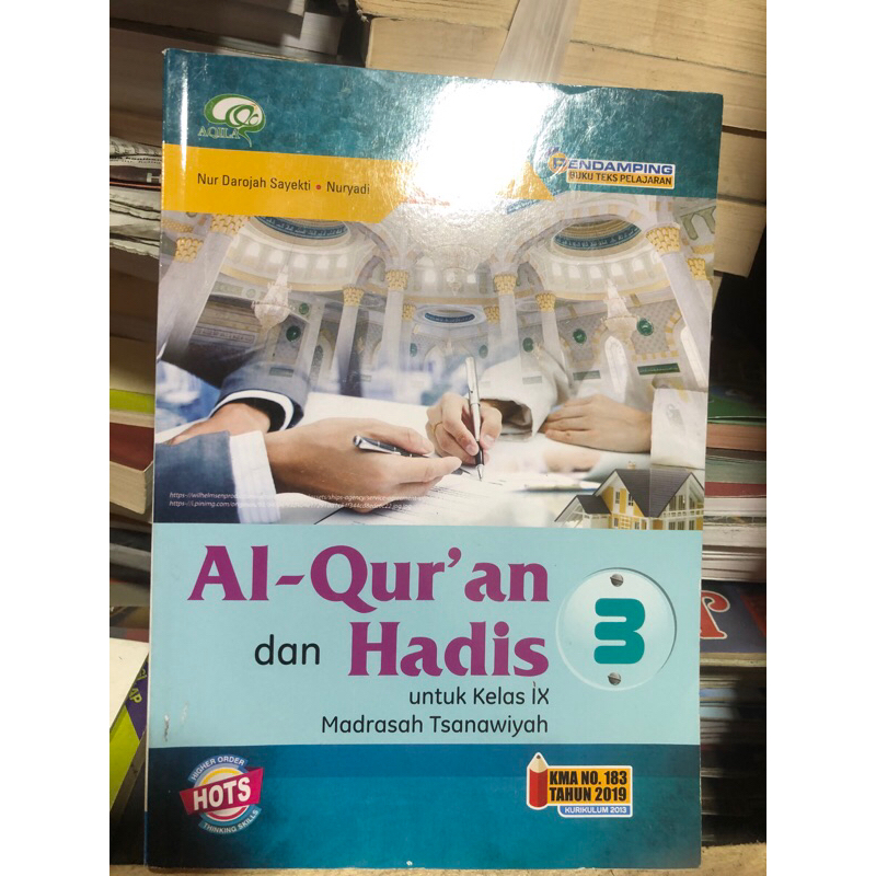 Jual Bahasa Arab Fikih SKI Al Qur'an Dan Hadis Akidah Akhlak Kelas 9 ...