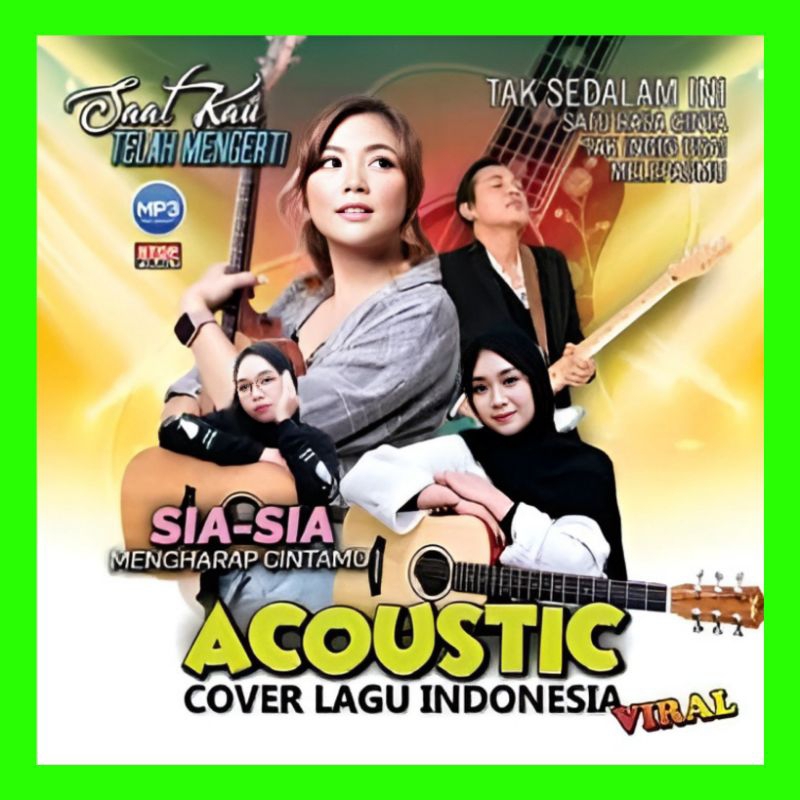 Jual KASET MP3 MOBIL LAGU AKUSTIK INDONESIA TERBARU KASET CD MP3 LAGU