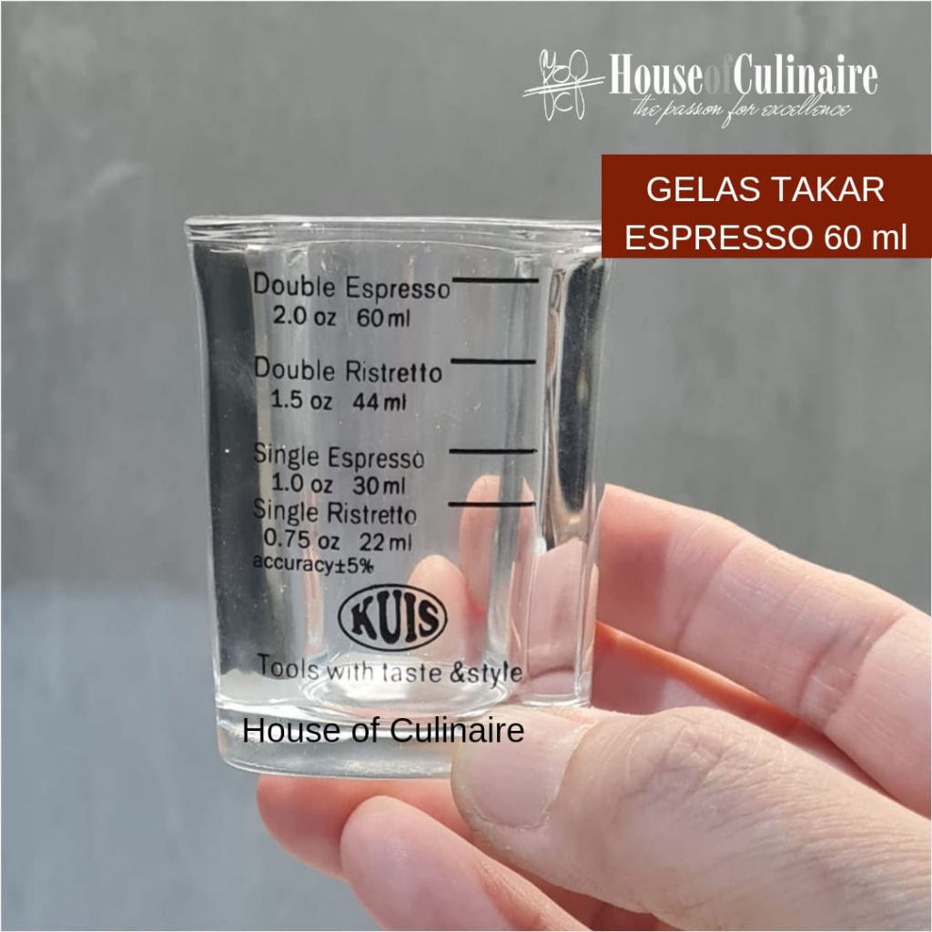 Jual Espresso Glass Double Shot 60 Ml Gelas Takar Ukur Kopi Sloki 60ml Shopee Indonesia 1958