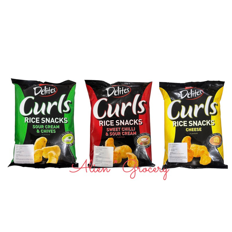 Jual FANTASTIC DELITES Rice Crackers Gluten Free Baked Snacks Sweet Chili Sour Sour Cream Chives