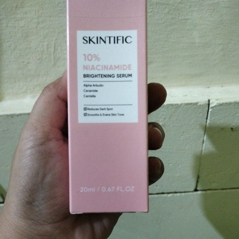 Jual SKINTIFIC 10% NIACINAMIDE BRIGHTENING SERUM 20ML | Shopee Indonesia