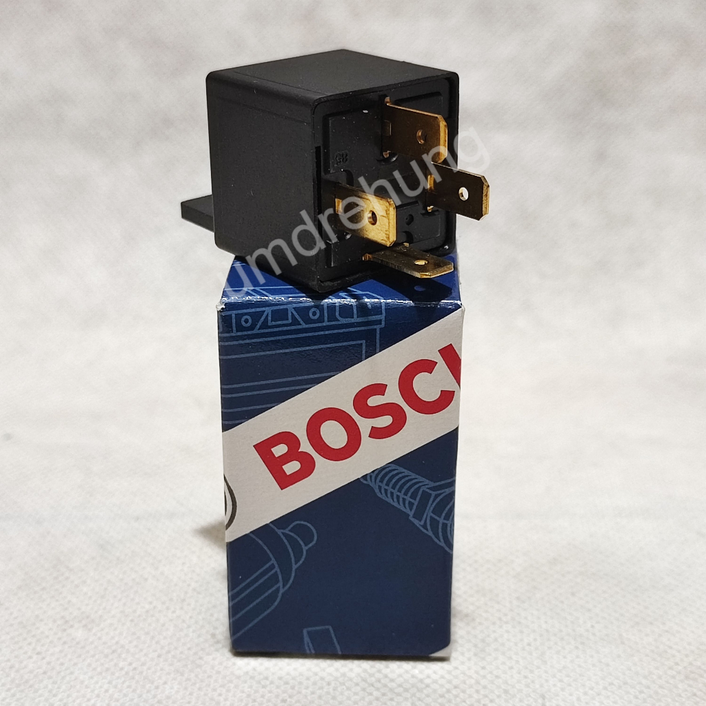 Jual Relay Bosch Original 12 Volt Kaki 4 30 Ampere Klakson Lampu