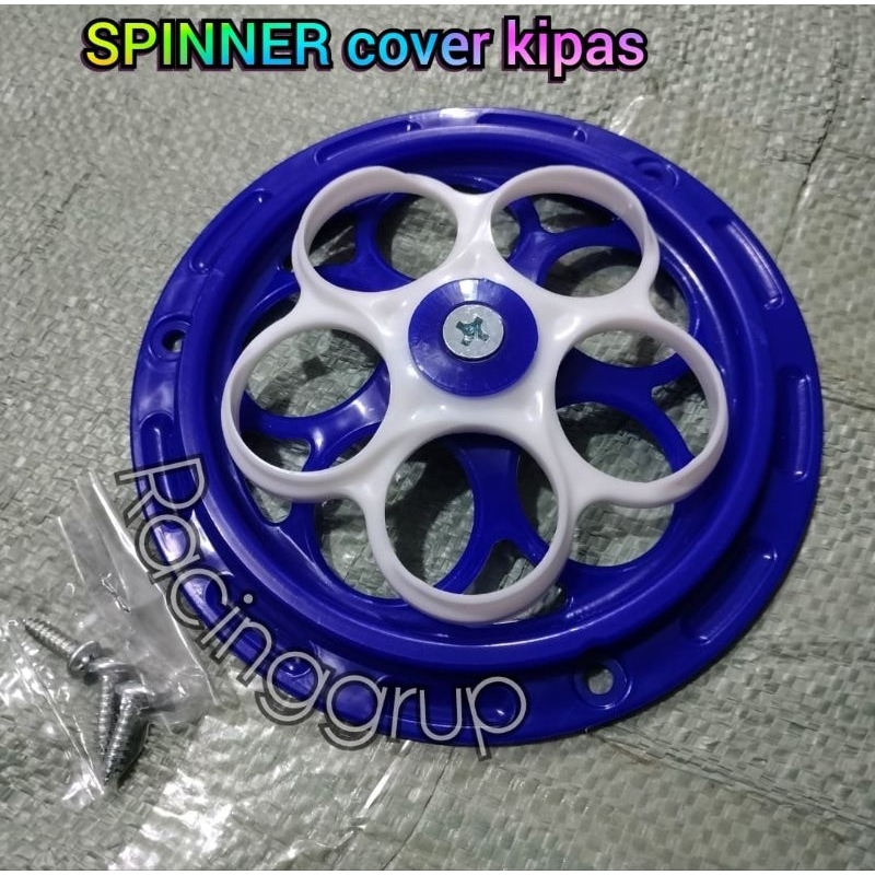 Jual Biru Cover Tutup Kipas Spinner Plastik Big Project Plus Kipas Putar Mio Sporty Mio Soul Mio