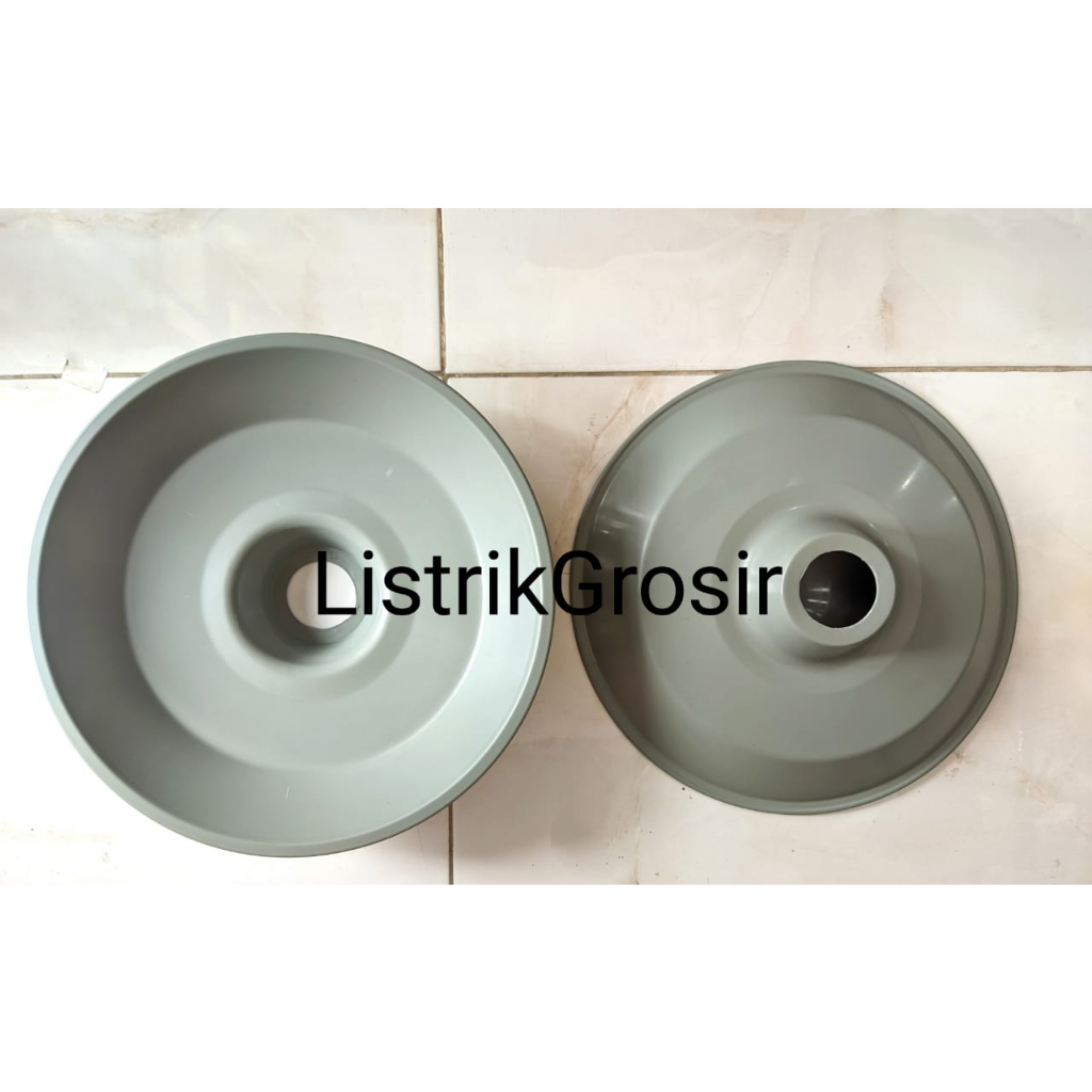 Jual Kap Hijau Kap Ijo / Hitam / Silver Kap Lampu Jalan Outdoor 27Cm ...