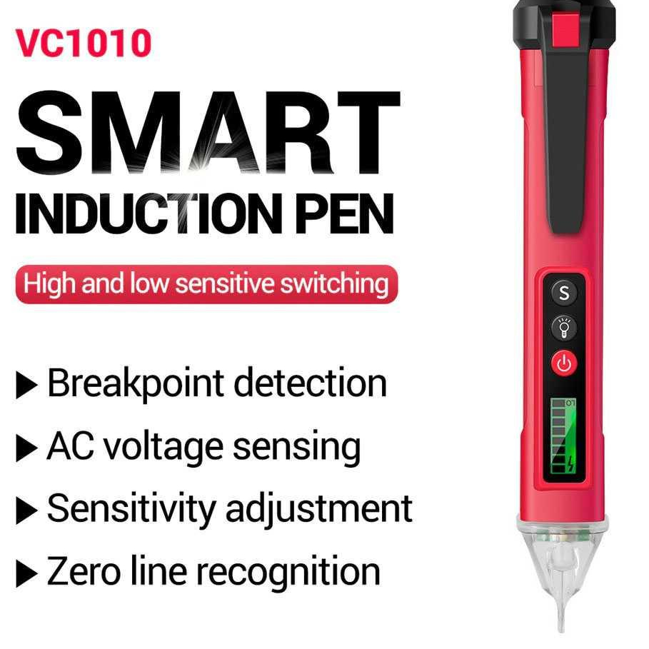 Jual Tester Pen Non Contact AC Voltage Alert Detector 12V-1000V ...