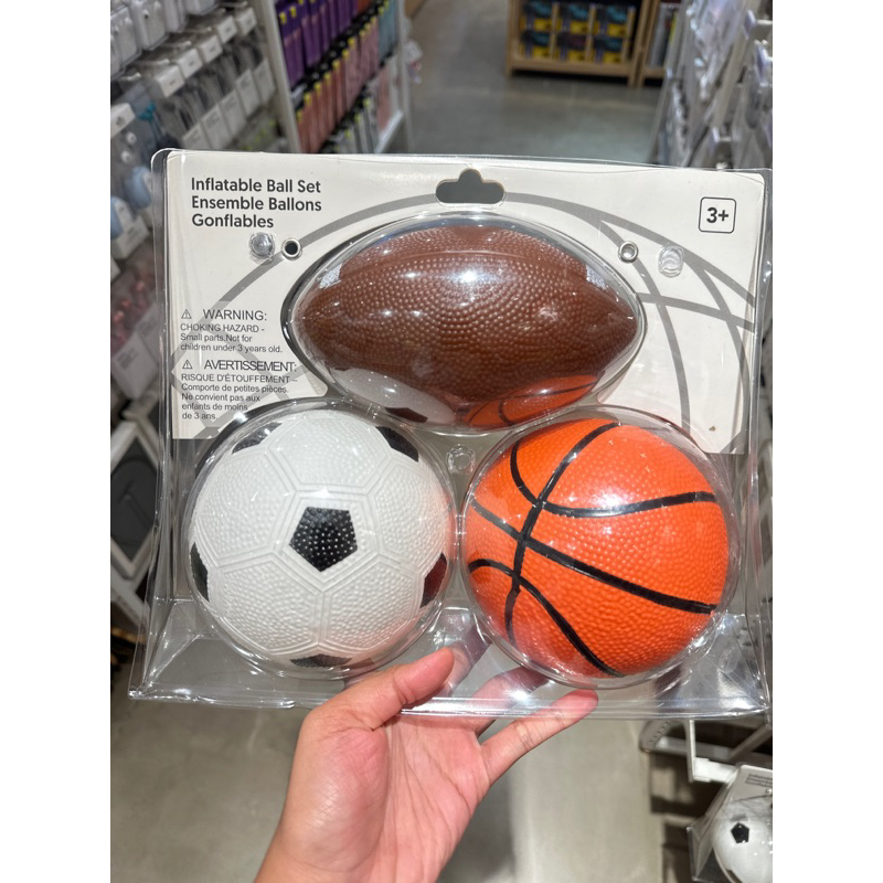 Jual INFLATABLE BALL SET MINISO BOLA SATU SET MAINAN ANAK 3+ | Shopee ...