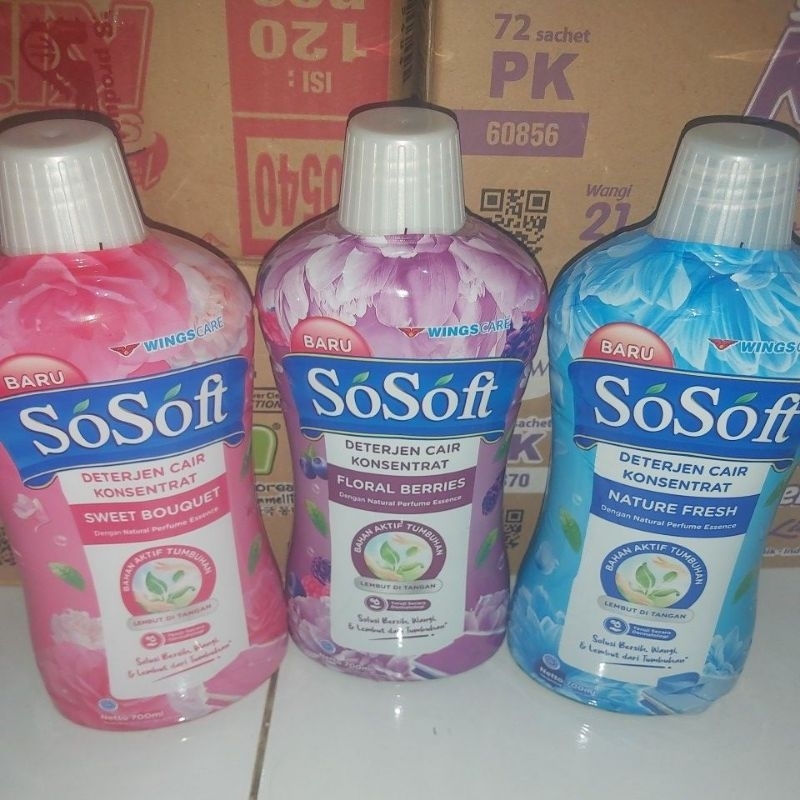 Jual Sosoft 700ml detergen cair | Shopee Indonesia