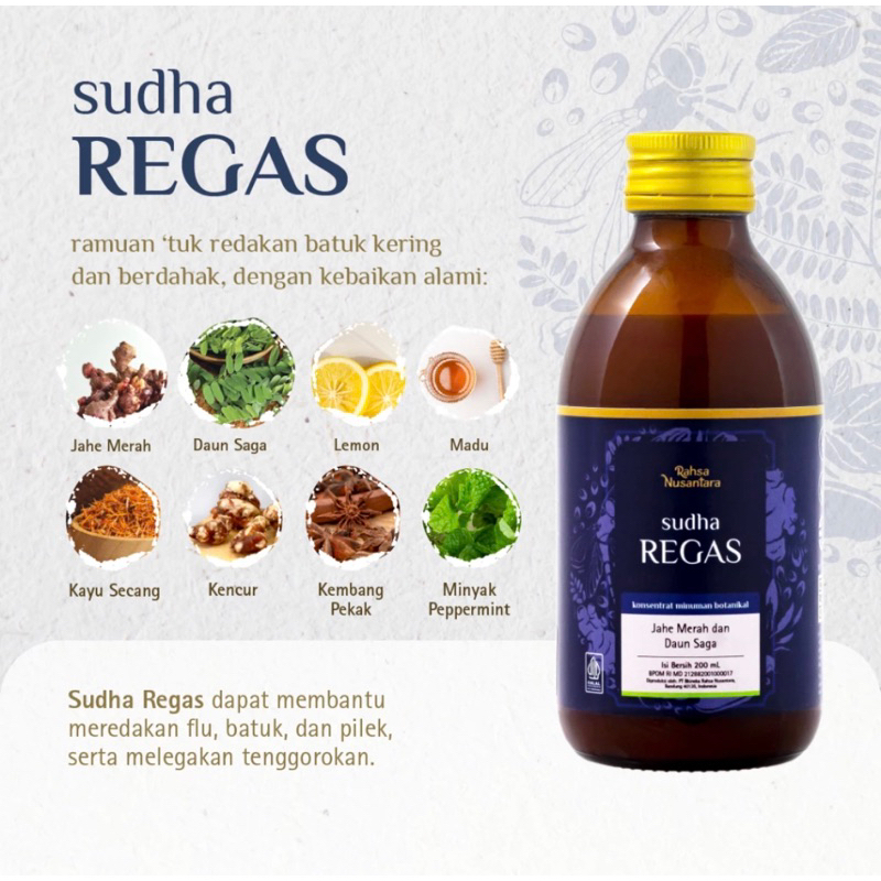 Jual Rahsa Nusantara Sudha Regas 200ml | Shopee Indonesia
