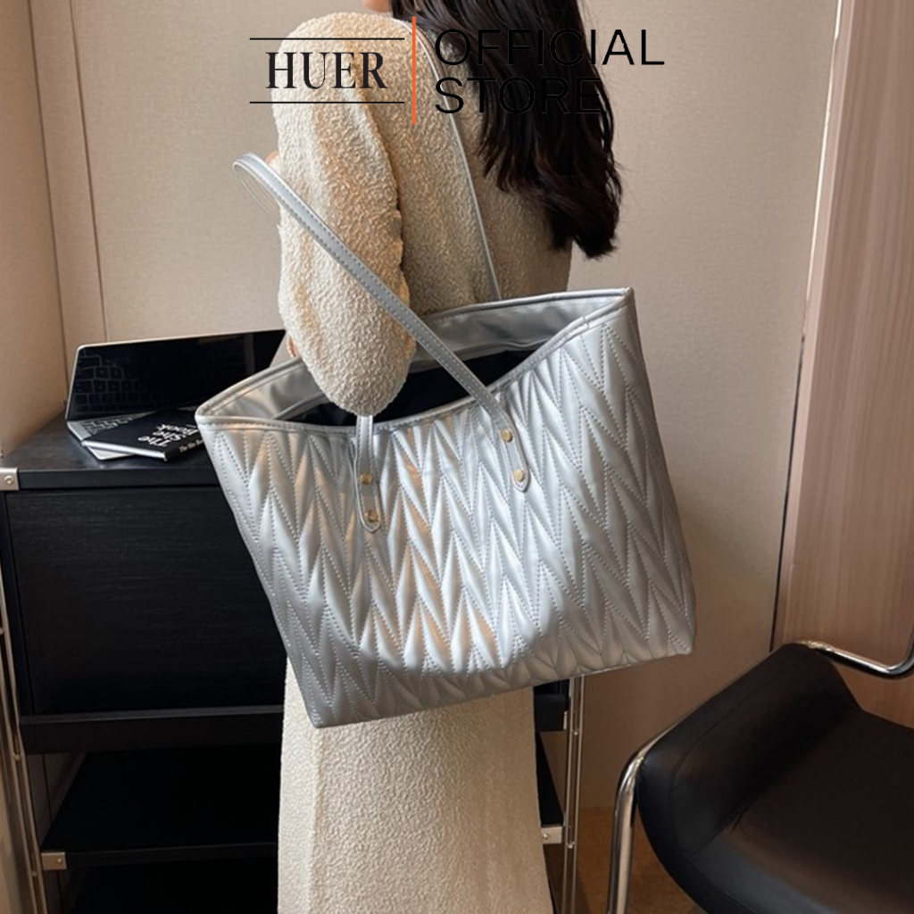 Jual HUER ~ Tas Wanita Lipsa Matelasse Tote Bag 9536-463 | Shopee Indonesia