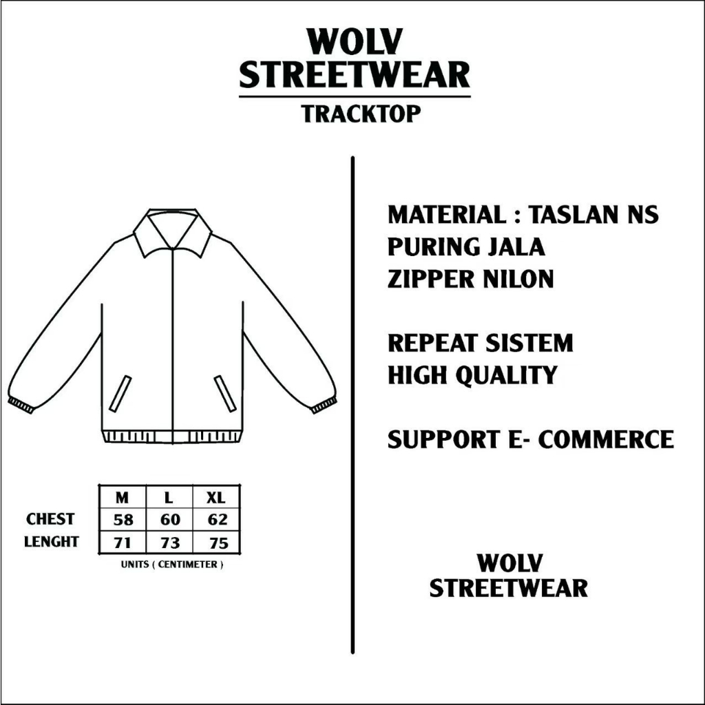 Jual Jaket Tracktop/Tracksuit Pria Bahan Taslan Puring Jala | Shopee ...
