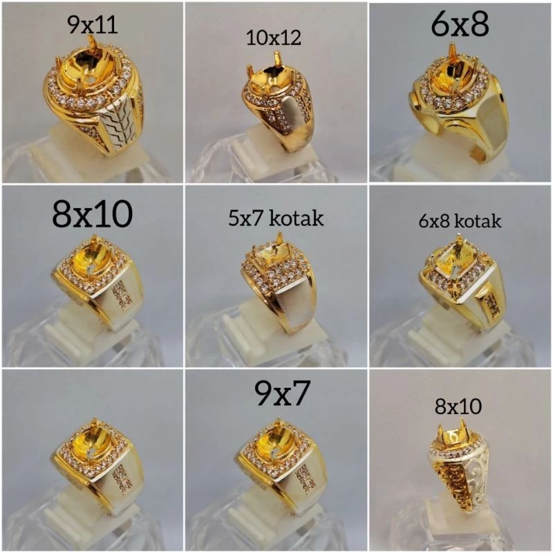 Jual CINCIN EMBAN RING ALPAKA SUPER KOMBINASI DOP | Shopee Indonesia