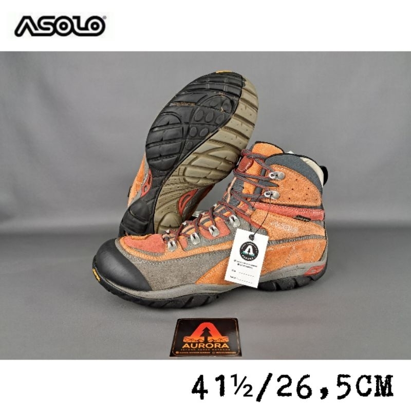 Jual SEPATU GUNUNG HIKING ASOLO ZION SIZE 41 26 5CM Shopee