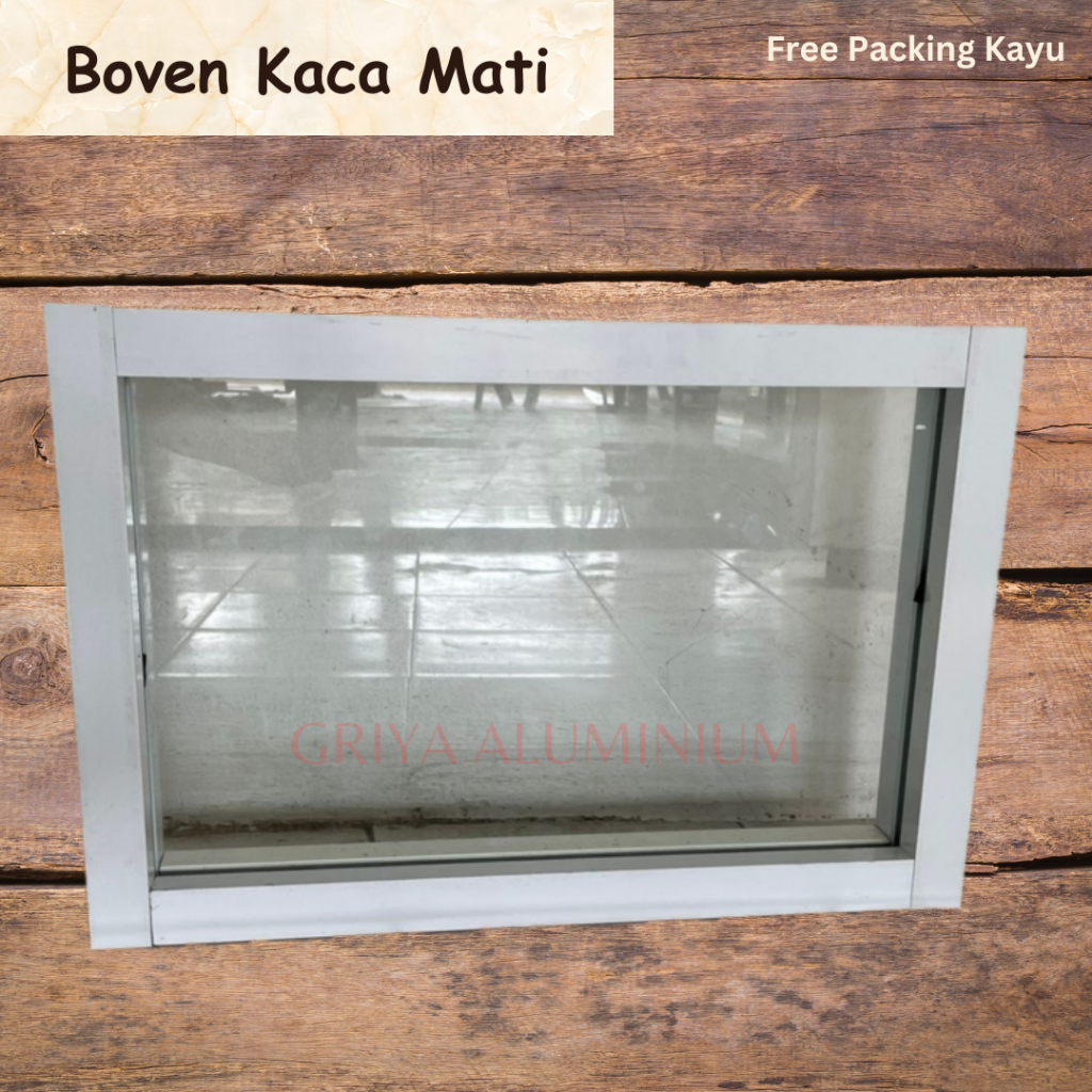 Jual Jendela Boven Aluminium Kaca Mati Minimalis Dengan Ukuran 30x50 40x60 30x60 | Shopee Indonesia