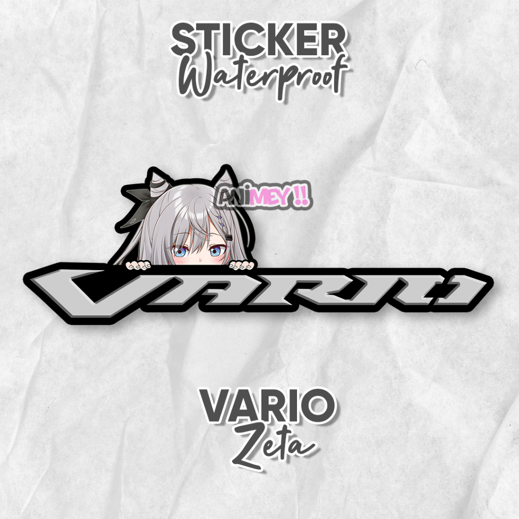 Jual Stiker Vestia Zeta Logo Vario / Stiker Anime Waterproof | Shopee ...