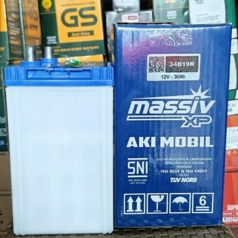 Jual Aki mobil avanza, xenia, terios, rush, luxioAPV 34b19r massiv xp