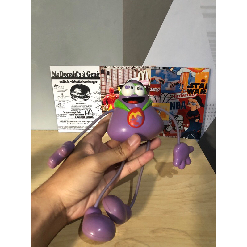 Jual Maskot MCD Bendable Grimace | Shopee Indonesia