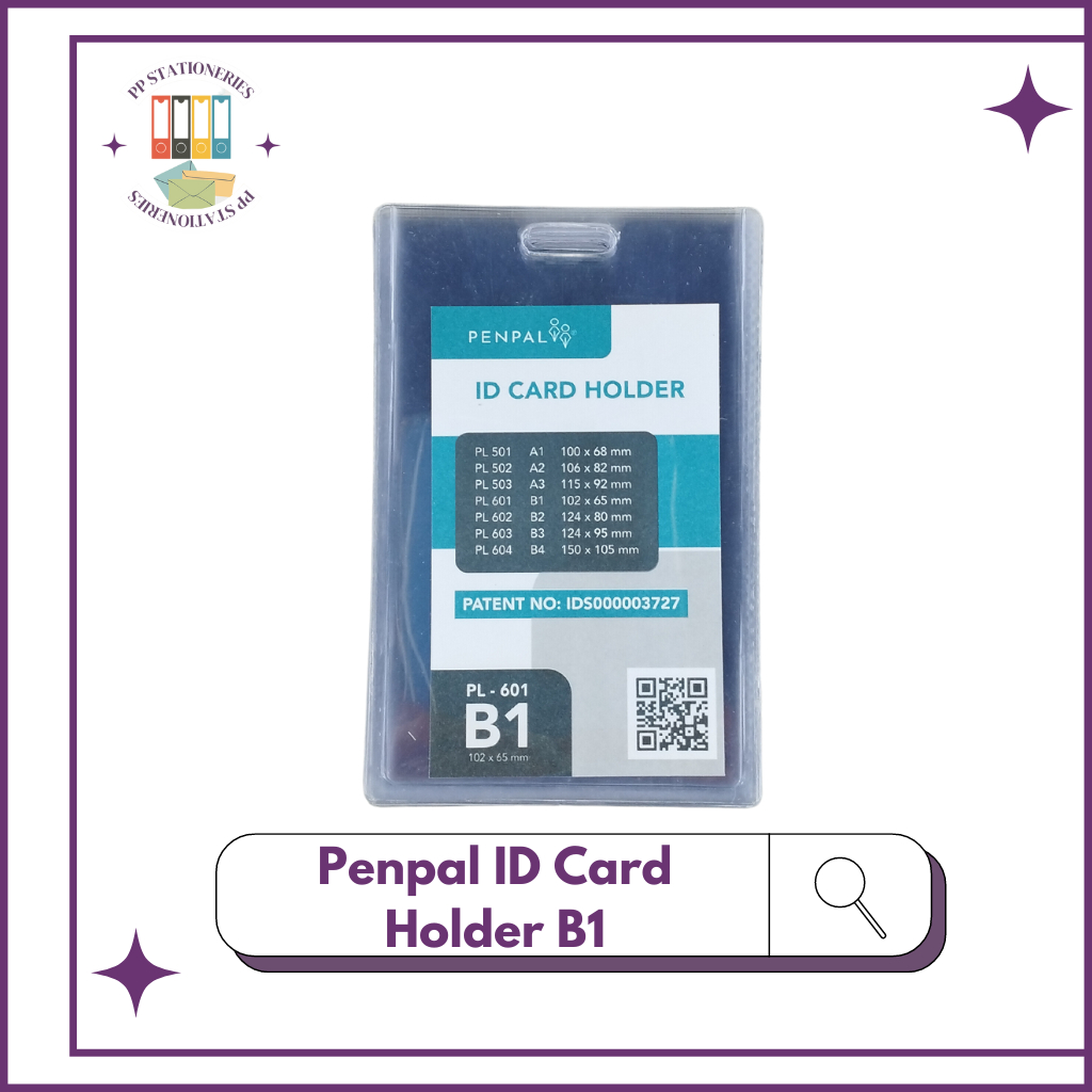 Jual Penpal ID Card Holder B1 / PL-601 [20 pcs] | Shopee Indonesia