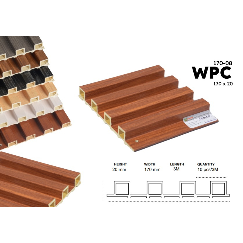 Jual Wall Panel Wpc / Wood Panel Wpc Laminated Termurah Tebal 20 Mm ...