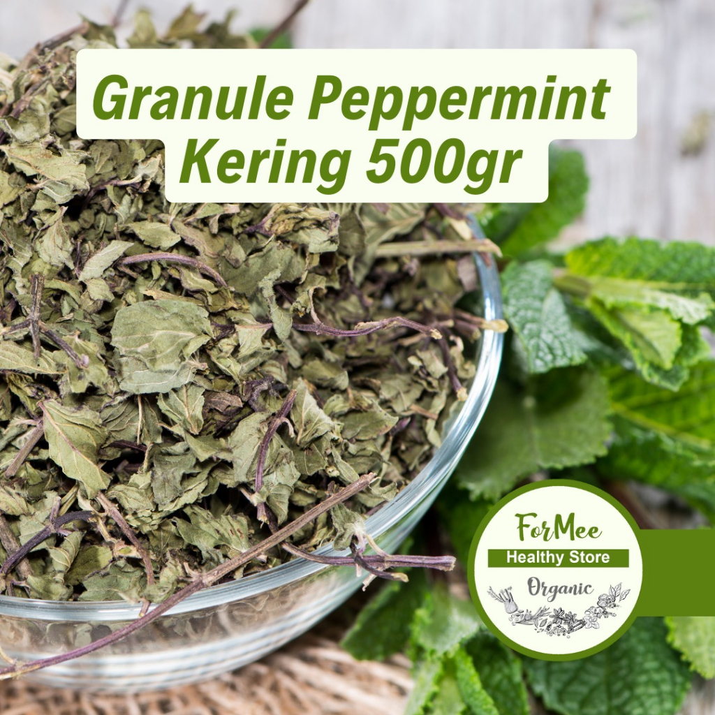 Jual 500gr Daun Mint Granules / Granules Peppermint Shopee Indonesia