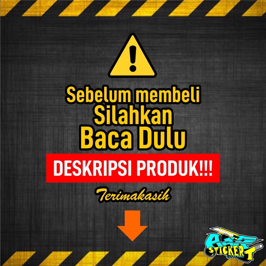 Jual Stiker Custom Nama & Nomor Start Racing Cutting Hologramm | Shopee ...