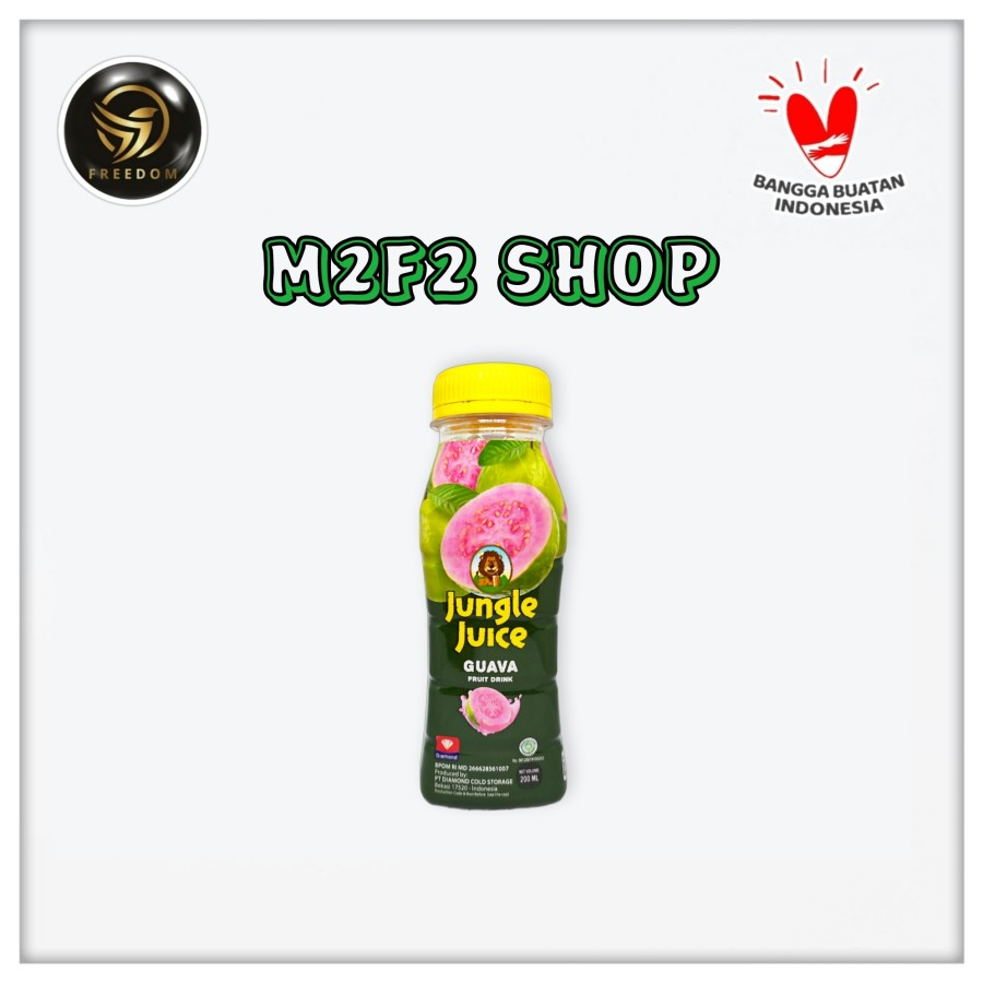Jual Diamond Jungle Juice Guava | Jus Jambu Botol Pet - 200 ml (Kemasan ...