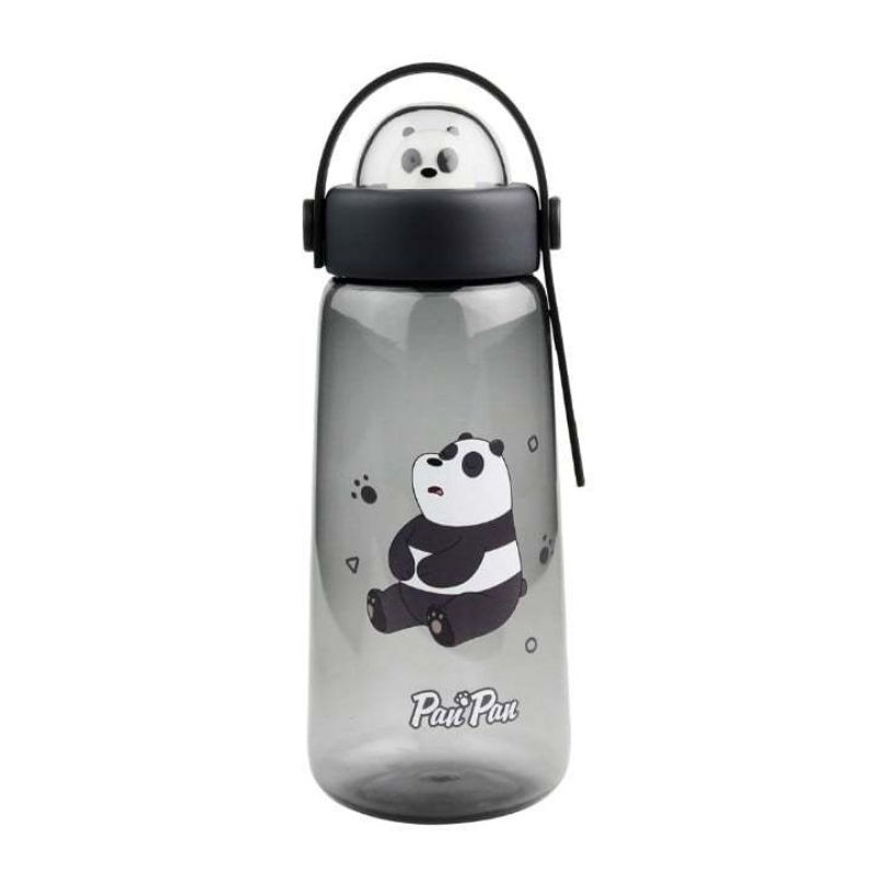 Jual Miniso Botol Minum We Bare Bears Collection Plastic Cool Water Bottle With Decoration 5228