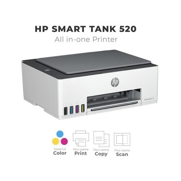 Jual PRINTER HP SMART TANK 520 ALL IN ONE GARANSI RESMI HP GT53 ...