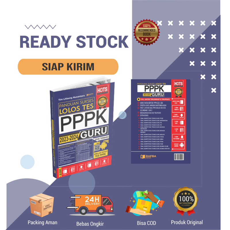 Jual BUKU PPPK GURU 2023 TERBARU | BUKU PANDUAN SUKSES LOLOS TES PPPK